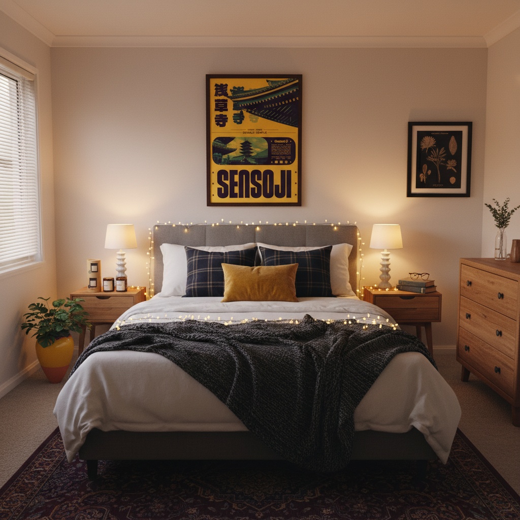 After — the same room redesigned by gafff AI