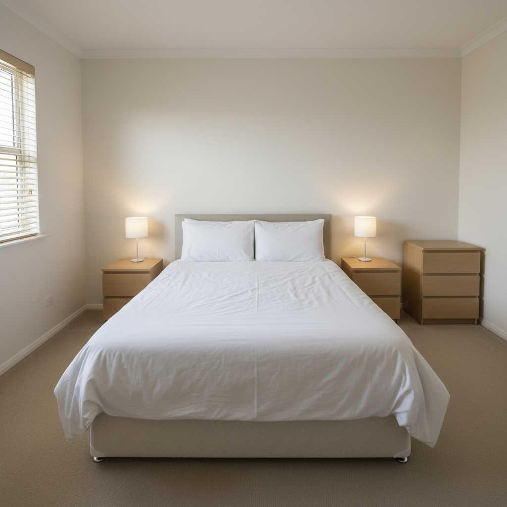 Before — a real room uploaded by a user